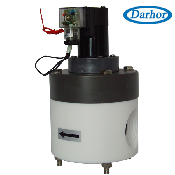 DHF-P PTFE anti-corrosive solenoid valve